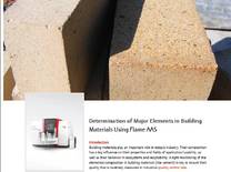 Determination of Major Elements in Building Materials Using Flame AAS