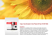 Impurities Analysis in Sunflower Oil by HR ICP-OES