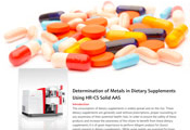 Determination of Metals in Dietary Supplements Using HR-CS Solid AAS